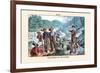 Puck Magazine: The Lesson of the Floods-Bernhard Gillam-Framed Art Print