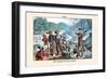 Puck Magazine: The Lesson of the Floods-Bernhard Gillam-Framed Premium Giclee Print