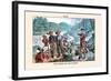 Puck Magazine: The Lesson of the Floods-Bernhard Gillam-Framed Art Print