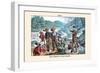 Puck Magazine: The Lesson of the Floods-Bernhard Gillam-Framed Art Print