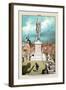 Puck Magazine: The National Metropolis-Joseph Keppler-Framed Art Print