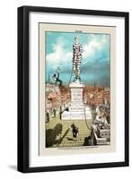 Puck Magazine: The National Metropolis-Joseph Keppler-Framed Art Print