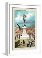 Puck Magazine: The National Metropolis-Joseph Keppler-Framed Art Print