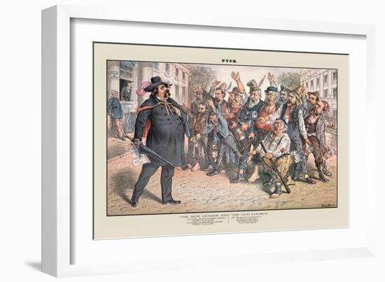 Puck Magazine: The New Leader and the Old Chorus-Terry Gilliam-Framed Art Print