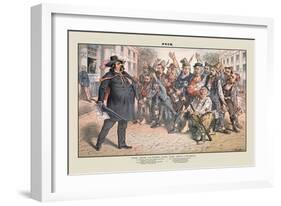 Puck Magazine: The New Leader and the Old Chorus-Terry Gilliam-Framed Art Print