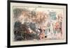 Puck Magazine: The Old and the New Year-Joseph Keppler-Framed Art Print