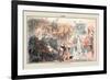 Puck Magazine: The Old and the New Year-Joseph Keppler-Framed Art Print