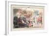 Puck Magazine: The Old and the New Year-Joseph Keppler-Framed Art Print