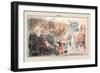 Puck Magazine: The Old and the New Year-Joseph Keppler-Framed Art Print