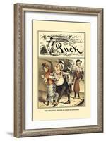 Puck Magazine: The Original Political Dude Out-Duded-Frederick Burr Opper-Framed Art Print