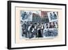Puck Magazine: The Pasteur Boom-null-Framed Art Print