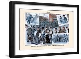 Puck Magazine: The Pasteur Boom-null-Framed Art Print