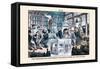 Puck Magazine: The Prohibition Movement-F. Graetz-Framed Stretched Canvas