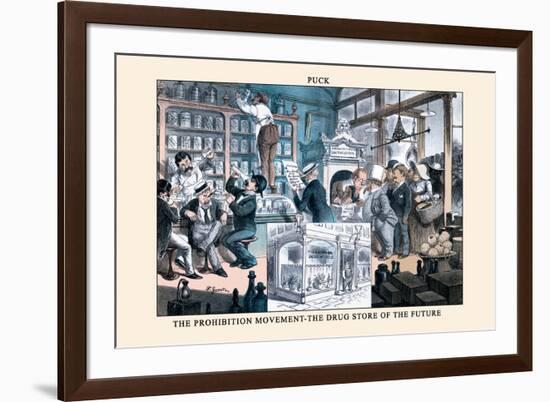 Puck Magazine: The Prohibition Movement-F. Graetz-Framed Premium Giclee Print