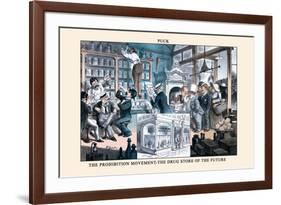 Puck Magazine: The Prohibition Movement-F. Graetz-Framed Premium Giclee Print