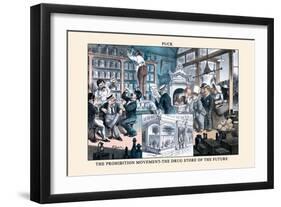 Puck Magazine: The Prohibition Movement-F. Graetz-Framed Art Print