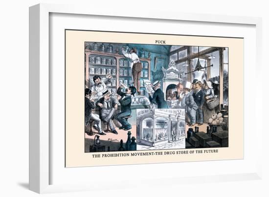 Puck Magazine: The Prohibition Movement-F. Graetz-Framed Art Print