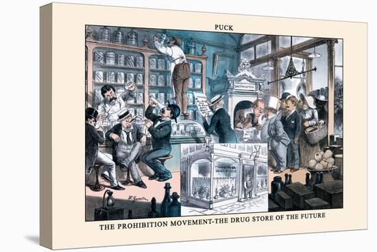 Puck Magazine: The Prohibition Movement-F. Graetz-Stretched Canvas