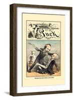 Puck Magazine: The Quack Doctor's Last Dose-null-Framed Art Print