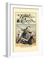 Puck Magazine: The Quack Doctor's Last Dose-null-Framed Art Print