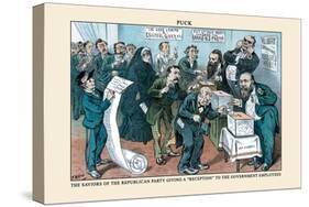 Puck Magazine: The Saviors of the Republican Party-Frederick Burr Opper-Stretched Canvas