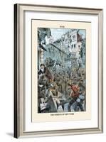 Puck Magazine: The Streets of New York-Eugene Zimmerman-Framed Art Print