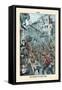 Puck Magazine: The Streets of New York-Eugene Zimmerman-Framed Stretched Canvas