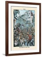 Puck Magazine: The Streets of New York-Eugene Zimmerman-Framed Art Print