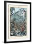 Puck Magazine: The Streets of New York-Eugene Zimmerman-Framed Art Print