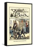 Puck Magazine: The Tammany Fagin and His Pupils-Frederick Burr Opper-Framed Stretched Canvas