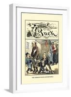 Puck Magazine: The Tammany Fagin and His Pupils-Frederick Burr Opper-Framed Art Print