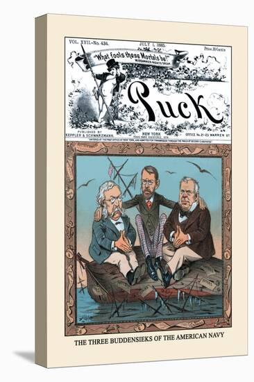 Puck Magazine: The Three Buddensieks-Frederick Burr Opper-Stretched Canvas