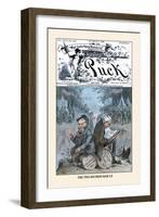 Puck Magazine: The Two Retired Bar'ls-Eugene Zimmerman-Framed Art Print