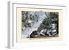 Puck Magazine: When the Cat's Away, The Mice Will Play-Eugene Zimmerman-Framed Art Print