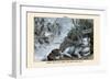 Puck Magazine: When the Cat's Away, The Mice Will Play-Eugene Zimmerman-Framed Premium Giclee Print