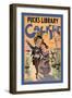 Puck's Library: Cackle-null-Framed Art Print