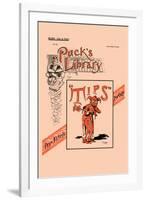 Puck's Library: Tips-Frederick Burr Opper-Framed Art Print