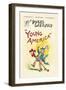 Puck's Library: Young America-Frederick Burr Opper-Framed Art Print