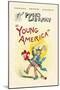 Puck's Library: Young America-Frederick Burr Opper-Mounted Art Print