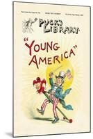 Puck's Library: Young America-Frederick Burr Opper-Mounted Art Print