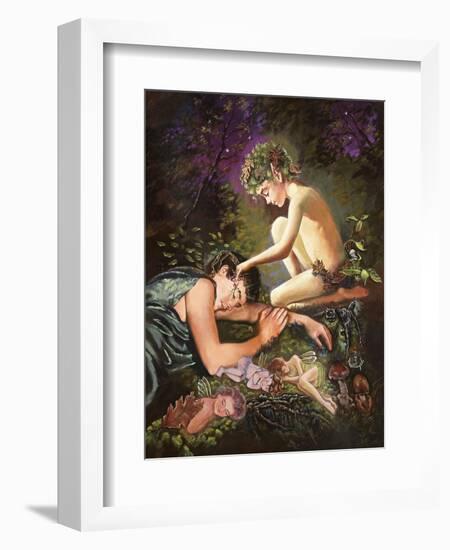 Puck's Magic Flower-Judy Mastrangelo-Framed Giclee Print