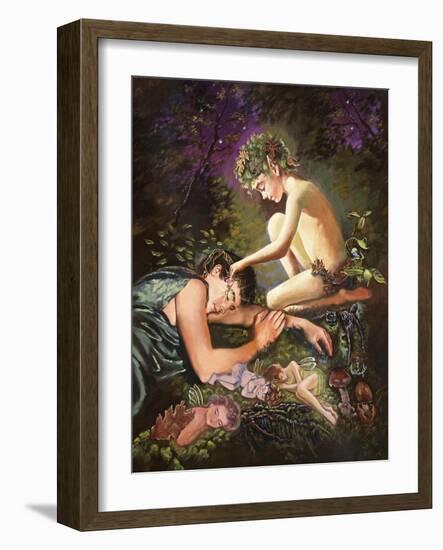 Puck's Magic Flower-Judy Mastrangelo-Framed Giclee Print