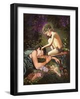 Puck's Magic Flower-Judy Mastrangelo-Framed Giclee Print