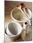 Pudding Basins, Wooden Spoons, Kitchen String, Baking Parchment-Michael Paul-Mounted Photographic Print