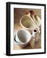 Pudding Basins, Wooden Spoons, Kitchen String, Baking Parchment-Michael Paul-Framed Photographic Print