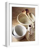 Pudding Basins, Wooden Spoons, Kitchen String, Baking Parchment-Michael Paul-Framed Photographic Print