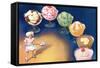 Puddings and Ice Cream-null-Framed Stretched Canvas