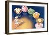 Puddings and Ice Cream-null-Framed Art Print