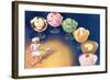 Puddings and Ice Cream-null-Framed Art Print