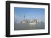 Pudong District Skyline and Huangpu River-Michael DeFreitas-Framed Photographic Print